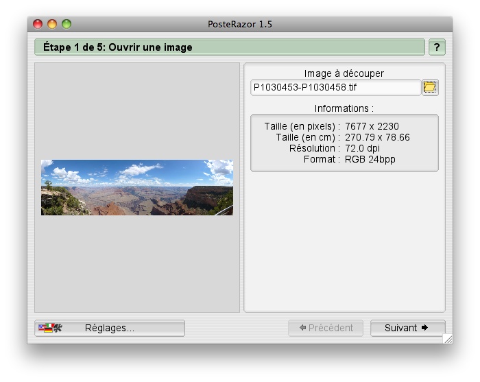 comment imprimer une image sur plusieurs feuilles mac